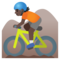 Ciclista Di Mountain Bike: Carnagione Scura