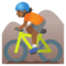 Ciclista Di Mountain Bike: Carnagione Medio-Scura
