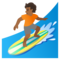Persona Che Fa Surf: Carnagione Medio-Scura