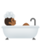 Persona Che Fa Il Bagno: Carnagione Medio-Scura