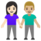 Donna E Uomo Che Si Tengono Per Mano: Carnagione Chiara, Carnagione Medio-Chiara