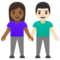 Donna E Uomo Che Si Tengono Per Mano: Carnagione Medio-Scura, Carnagione Chiara
