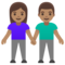 Donna E Uomo Che Si Tengono Per Mano: Carnagione Media