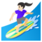 Surfista Donna: Carnagione Chiara
