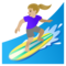 Surfista Donna: Carnagione Medio-Chiara