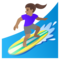 Surfista Donna: Carnagione Media