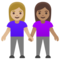 Due Donne Che Si Tengono Per Mano: Carnagione Medio-Chiara, Carnagione Media