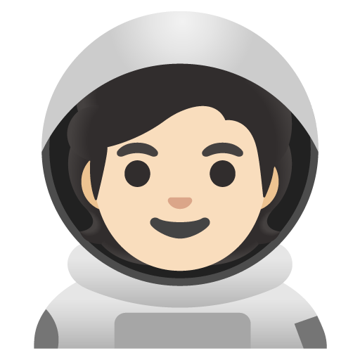 Astronauta: Carnagione Chiara