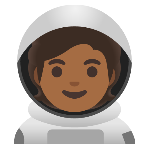 Astronauta: Carnagione Medio-Scura
