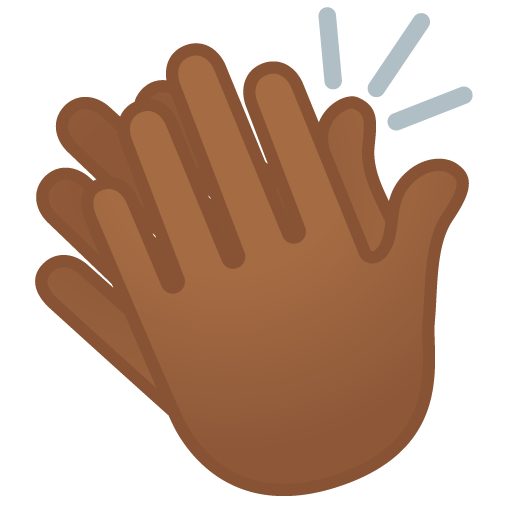 Mani Che Applaudono: Carnagione Medio-Scura
