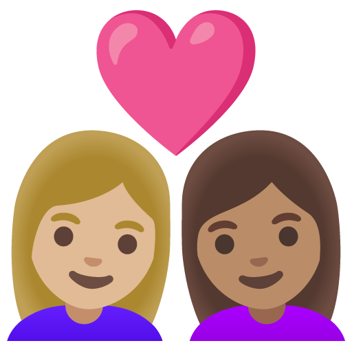 Coppia Con Cuore: Donna, Donna, Carnagione Medio-Chiara, Carnagione Media