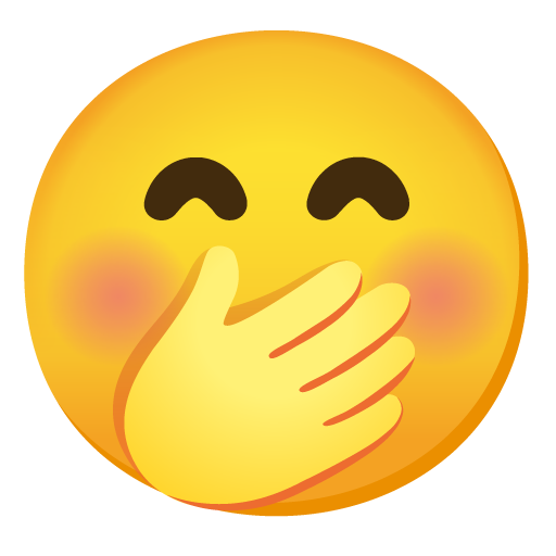Faccina Con Mano Sulla Bocca