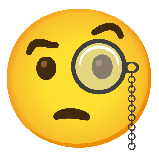 Faccina Con Monocolo
