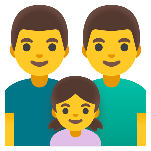 Famiglia: Uomo, Uomo, Bambina