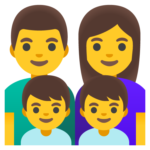 Famiglia: Uomo, Donna, Bambino, Bambino