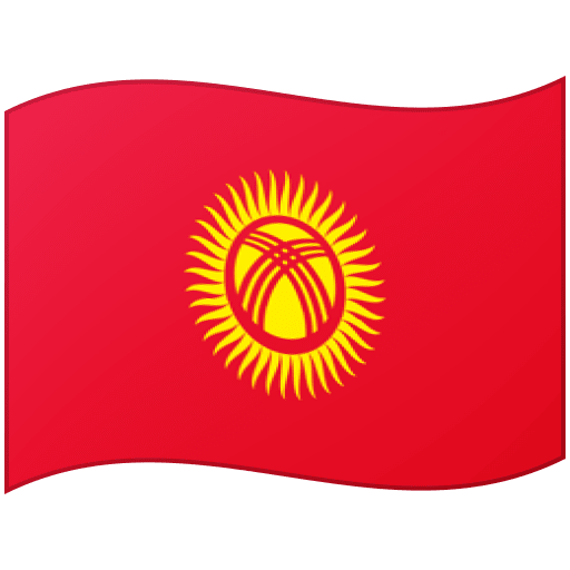 Bandiera: Kirghizistan
