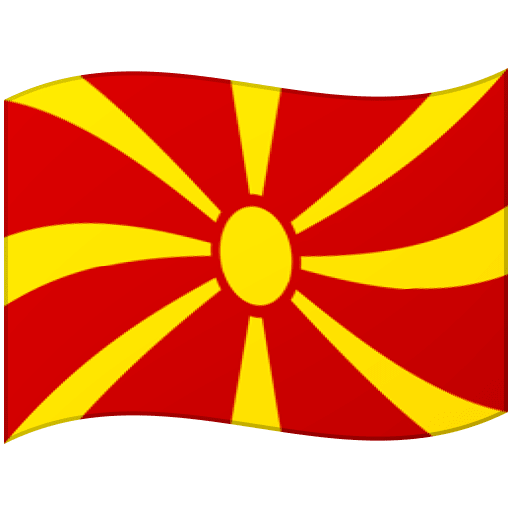 Bandiera: Macedonia del Nord