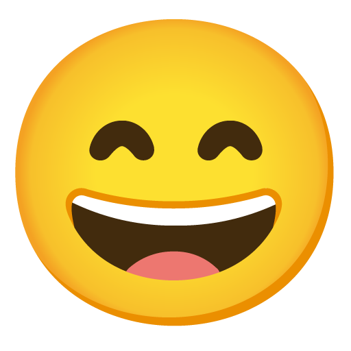 Faccina Con Sorriso E Occhi Sorridenti