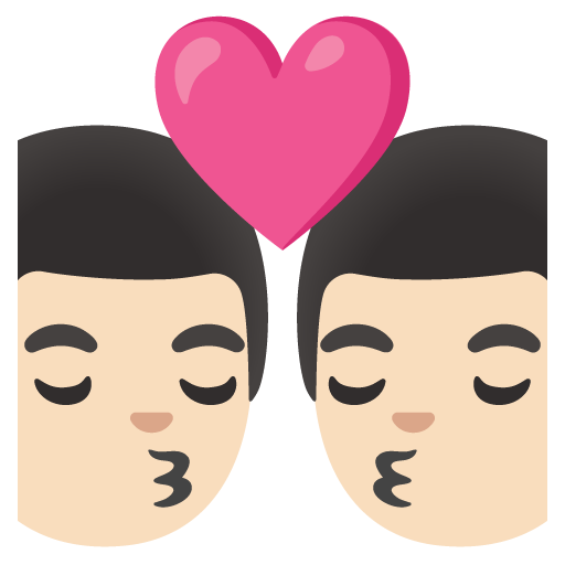 Bacio: Uomo, Uomo, Carnagione Chiara