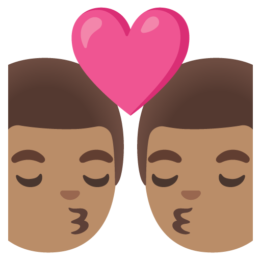 Bacio: Uomo, Uomo, Carnagione Media