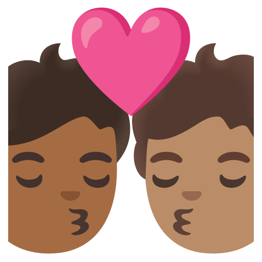 Bacio: Persona, Persona, Carnagione Medio-Scura, Carnagione Media