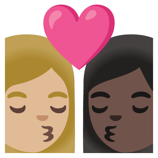 Bacio: Donna, Donna, Carnagione Medio-Chiara, Carnagione Scura