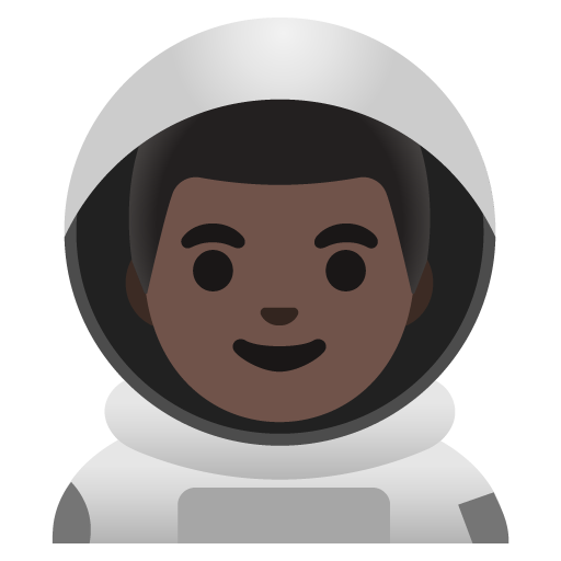 Astronauta Uomo: Carnagione Scura