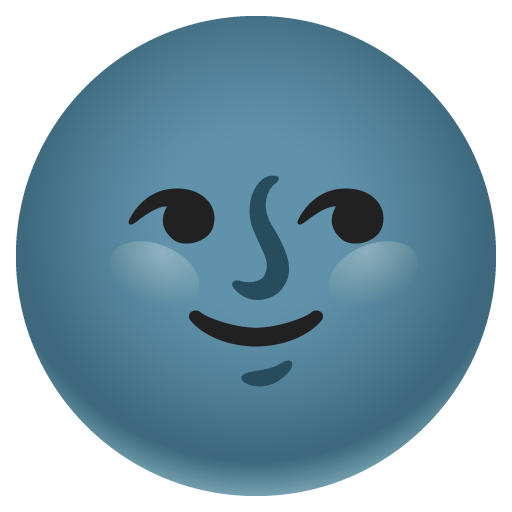 Faccina Luna Nuova