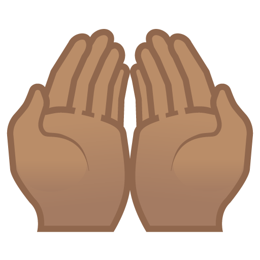 Mani Unite In Alto: Carnagione Media
