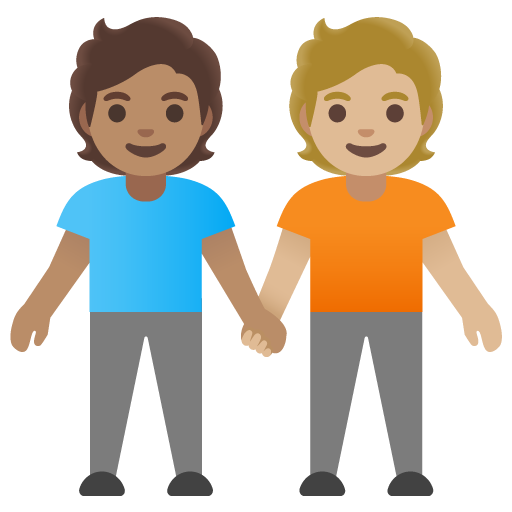 Persone Che Si Tengono Per Mano: Carnagione Media, Carnagione Medio-Chiara