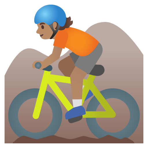 Ciclista Di Mountain Bike: Carnagione Media
