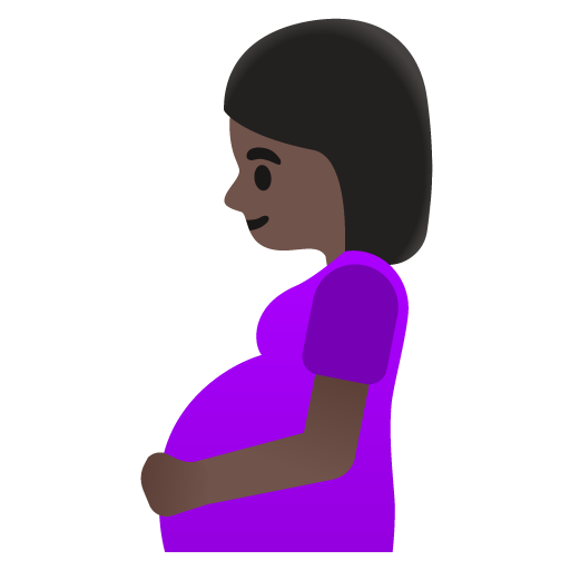 Donna Incinta: Carnagione Scura