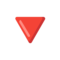 Triangolo Rosso Con Punta Verso Il Basso