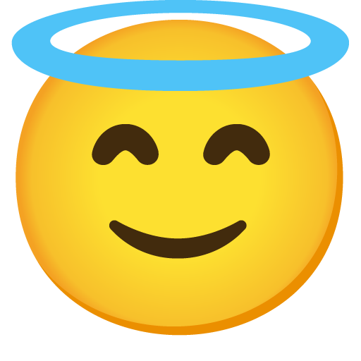 Faccina Con Sorriso E Aureola