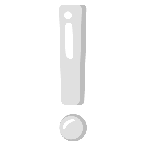 Punto Esclamativo Bianco
