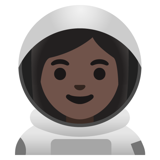 Astronauta Donna: Carnagione Scura