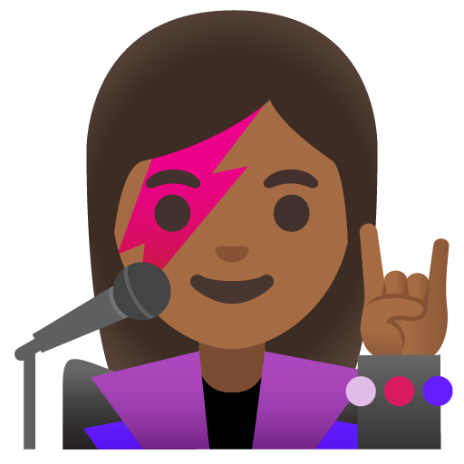 Cantante Donna: Carnagione Medio-Scura