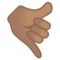 Mano Con Gesto Di Chiamata: Carnagione Media