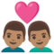 Coppia Con Cuore: Uomo, Uomo, Carnagione Media