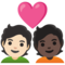 Coppia Con Cuore: Persona, Persona, Carnagione Chiara, Carnagione Scura