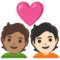 Coppia Con Cuore: Persona, Persona, Carnagione Media, Carnagione Chiara