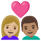 Coppia Con Cuore: Donna, Uomo, Carnagione Medio-Chiara, Carnagione Media