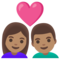 Coppia Con Cuore: Donna, Uomo, Carnagione Media