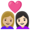 Coppia Con Cuore: Donna, Donna, Carnagione Medio-Chiara, Carnagione Chiara