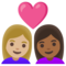 Coppia Con Cuore: Donna, Donna, Carnagione Medio-Chiara, Carnagione Medio-Scura