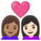Coppia Con Cuore: Donna, Donna, Carnagione Media, Carnagione Chiara