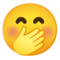 Faccina Con Mano Sulla Bocca