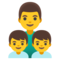 Famiglia: Uomo, Bambino, Bambino