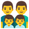 Famiglia: Uomo, Uomo, Bambino, Bambino