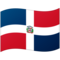 Flagge: Dominikanische Republik Flagge: Dominikanische Republik